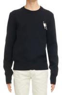 Givenchy - Men - Sweater In Viscose With Padlock - Black - Size: S
