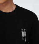 Givenchy - Men - Sweater In Viscose With Padlock - Black - Size: S