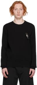 Givenchy - Men - Sweater In Viscose With Padlock - Black - Size: S