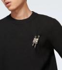 Givenchy - Men - Sweater In Viscose With Padlock - Black - Size: XS