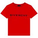 Givenchy Short Sleeves Tee-Shirt Style: H25373 Bright Red / 12Years
