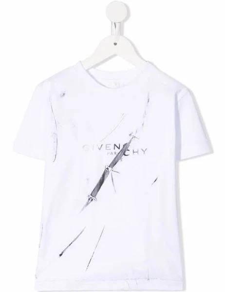 Givenchy White Cotton Logo T-Shirt