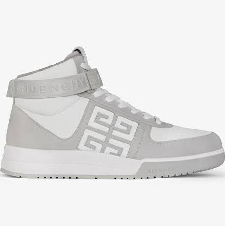 Givenchy White & Gray G4 Sneakers