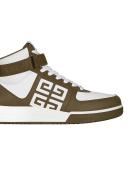 Givenchy White & Gray G4 Sneakers