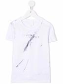 Givenchy White Logo T-Shirt 12Y / White by Kids Atelier