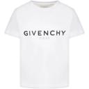 Givenchy White Logo T-Shirt 8Y / White by Kids Atelier