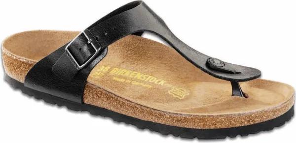 Gizeh Cork Graceful Licorice Birko-Flor Sandal- Regular/Wide, 37