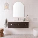Glacier Pro Semi Recessed Door & Drawer, Slim 1200mm / Wall Hung / Cherry Pie / Double Bowl