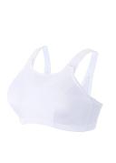 Glamorise Custom Control Wirefree Sports Bra - White - 14F White