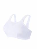 Glamorise Custom Control Wirefree Sports Bra - White - 14F White