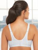 Glamorise Custom Control Wirefree Sports Bra - White - 14F White