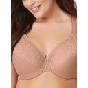 Glamorise Low Cut Wonderwire Lace Bra - Capuccino - 14G Capuccino