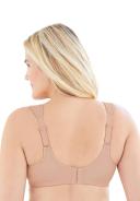 Glamorise Low Cut Wonderwire Lace Bra - Capuccino - 14G Capuccino