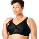 Glamorise MagicLift Active Support Wire-free Bra - Black - 16DD