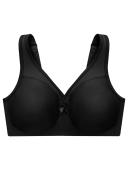 Glamorise MagicLift Active Support Wire-free Bra - Black - 16DD