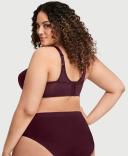 Glamorise MagicLift Active Support Wire-free Bra - Wine - 18C