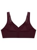 Glamorise MagicLift Active Support Wire-free Bra - Wine - 18C