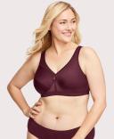 Glamorise MagicLift Active Support Wire-free Bra - Wine - 18C
