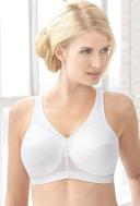 Glamorise MagicLift Active Wirefree Support Bra - White - 16E White