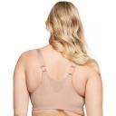 Glamorise MagicLift Front-Closure Posture Back Wire-free Bra - Cafe - 14F