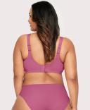 Glamorise MagicLift Natural Shape Support Wire-free Bra - Red Violet - 14g
