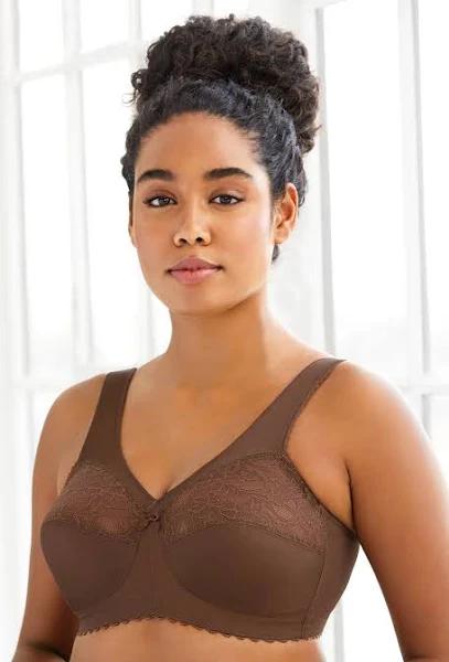 Glamorise MagicLift Original Wirefree Support Bra - Mocha - 16F Mocha