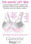 Glamorise MagicLift Original Wirefree Support Bra - Mocha - 18D Mocha