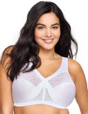 Glamorise MagicLift Original Wirefree Support Bra - White - 32F White