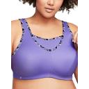 Glamorise No-Bounce Camisole Wire-free Sports Bra - Purple - 18F