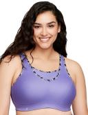 Glamorise No-Bounce Camisole Wire-free Sports Bra - Purple - 18F