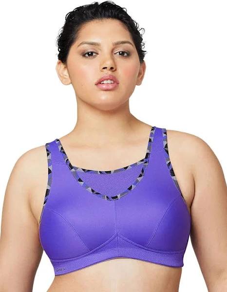 Glamorise No-Bounce Camisole Wire-free Sports Bra - Purple - 18F