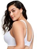 Glamorise No-Bounce Camisole Wire-free Sports Bra - White - 12DD