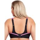Glamorise No-Bounce Camisole Wirefree Sports Bra - Black/Pink - 28E Black/Pink