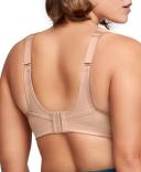 Glamorise No-Bounce Camisole Wirefree Sports Bra - Black/Pink - 28E Black/Pink