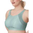 Glamorise No-Sweat Mesh Wirefree Sports Bra - Jade - 12F Jade