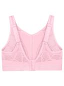 Glamorise No-Sweat Mesh Wirefree Sports Bra - Pink - 20F Pink