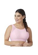 Glamorise No-Sweat Mesh Wirefree Sports Bra - Pink - 20F Pink