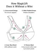 Glamorise Women's Bra Nude Beige Size 54DD Full Coverage Front-Closure #135