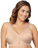 Glamorise Women's Full Figure MagicLift Front Close Support Bra #1200, Blush