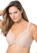 Glamorise Women's Full Figure Wonderwire Front Close Bra #1245