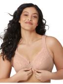 Glamorise Women's Plus Size WonderWire Front-Closure Bra Underwire #1245