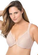 Glamorise WonderWire Front-Closure Bra - Cafe - 14F