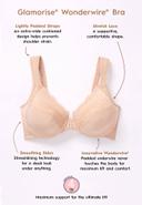Glamorise WonderWire Front-Closure Bra - Cafe - 20DD