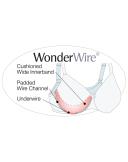 Glamorise Wonderwire Front-Closure Bra - Mocha - 12D