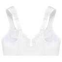 Glamorise Wonderwire Front-Closure Bra - White - 14DD