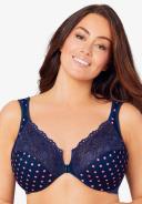 Glamorise Wonderwire Front-Closure Bra - White - 14DD