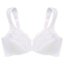Glamorise WonderWire Front-Closure Bra - White - 22B