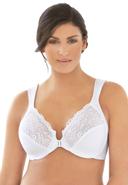 Glamorise WonderWire Front-Closure Bra - White - 22B