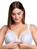 Glamorise WonderWire Front-Closure Bra - White - 22E