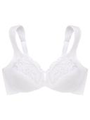 Glamorise Wonderwire Front-Closure Bra - White - 26D